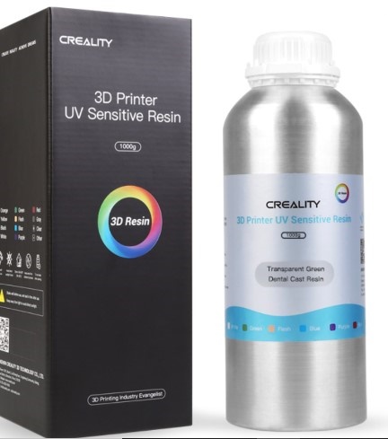 Creality LCD Castable Resin 500g Curable - transparent Green